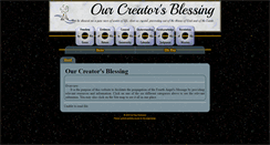 Desktop Screenshot of creatorsblessing.org